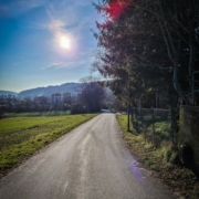 Rückweg zur Therme Obernsees