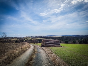 Weg auf dem Hochplaetau