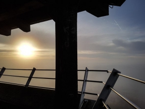 Blick vom Aussichtsturm auf dem Rauhen Kulm