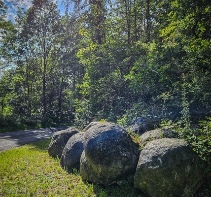 Pillow-Lava-Steine als Highlight