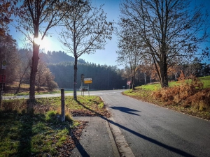 Ortseingang von Burgstall