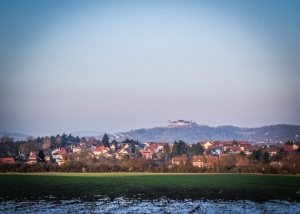 Blick hinüber zur Veste Coburg