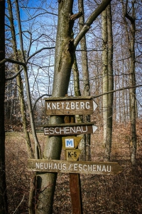 Wegweiser zum Knetzberg