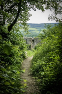 Weg von der Trimburg herunter