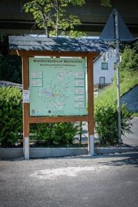 Wandertafel am Flößerhaus Wallenfels