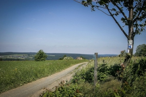 Weiter Ausblick auf Hochebene