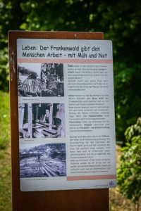 Infotafel zum Frankenwald