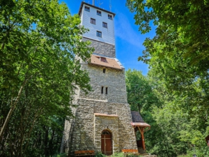 Zum Aussichtsturm auf dem Moritzberg wandern