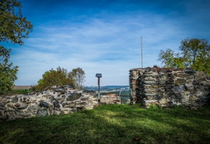 Burgruine Blankenberg über der Saale