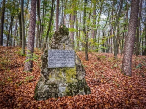 Denkmal- und Hinweisstein auf der Ruine Windeck