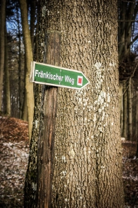Wegweiser Fränkischer Weg