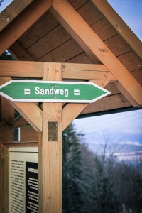 Wegweiser Sandweg