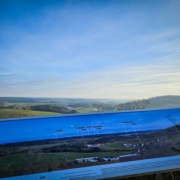 Frühlingshafter Ausblick von der Ruine Schaumburg