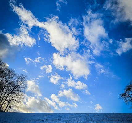 Winterlandschaft bei Almerswind