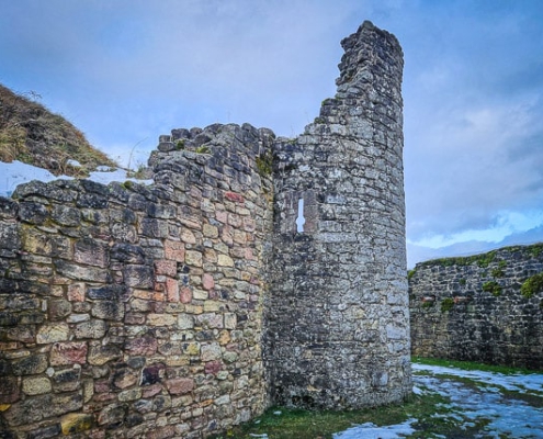 Ehemaliger Turm an der Ruine Schaumburg