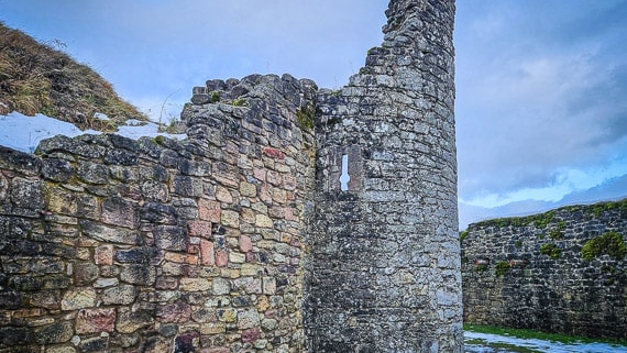 Ehemaliger Turm an der Ruine Schaumburg