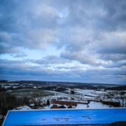 Ausblick von der Ruine Schaumburg aufs Umland