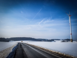 Kurze Etappe an der Straße