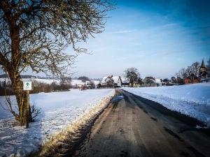 Vor dem Ort Herzogenreuth