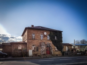 Der Bahnhof in Schonungen