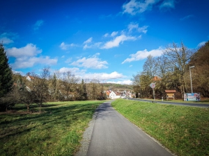 Weg in den Ort Marktsteinach