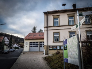 Unterhalb der Kirche von Marktsteinach