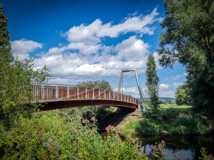 Brücke über den Mainzusammenfluss