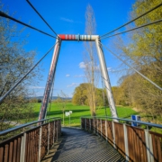 Die Brücke über den Mainzusammenfluss