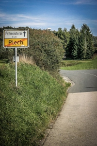 Am Ortsausgang von Plech