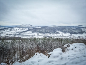 Ausblick vom nördlichen Gipfel-Aussichtspunktes des Dornigs