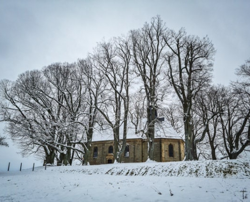 Winter auf dem Veitsberg rund um die Kapelle