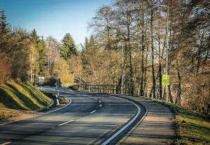 Landstraße vor Burgwindheim