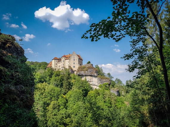 Wanderwege Franken Fränkische Schweiz Burg